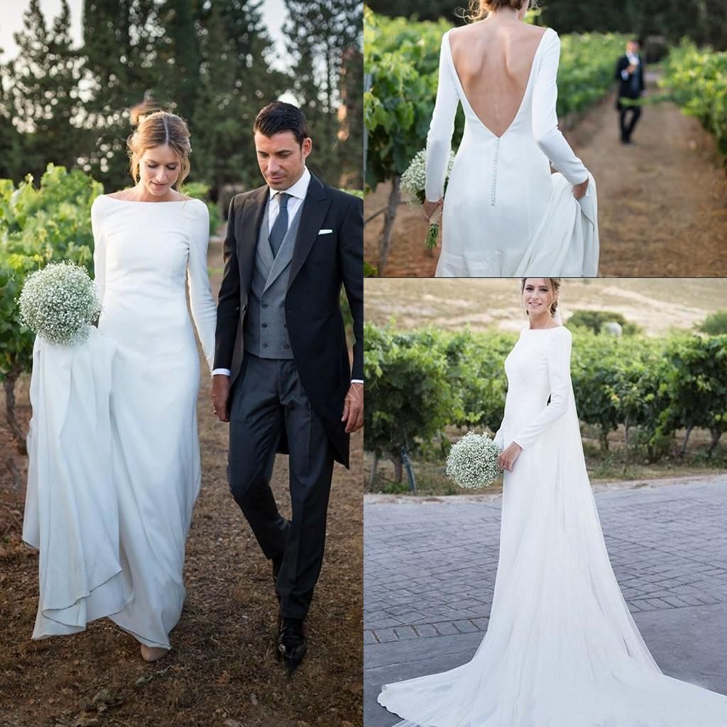 Long Sleeves Bridal Gown Lace Backless Luxury Wedding Dress Cab2183 - China Wedding  Dress and Wedding Gown price | Made-in-China.com