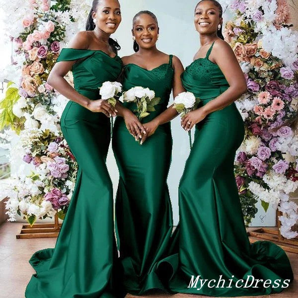 Cheap Emerald Green Bridesmaid Dresses 2023
