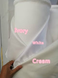 Simple Ivory Satin Beach Wedding Dresses UK Long Mermaid Maxi Dress