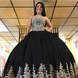 15 Dresses Sweetheart Black Lace Ball Gown Quinceanera Dresses