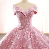 Ball Gown Pink Quinceanera Dresses Sweet 16 Dresses Lace Up