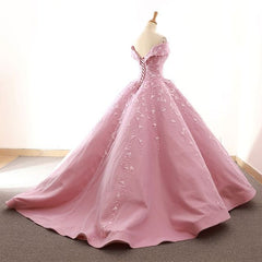 Ball Gown Pink Quinceanera Dresses Sweet 16 Dresses Lace Up