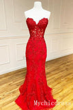 Hot UK Red Lace Prom Dresses Purple Mermaid Long Appilique Evening Dress