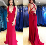 Lace Red Prom Dresses