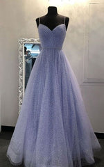 Sparkly A Line Sequin Long Prom Dresses with Beaded Belt