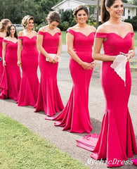 UK Red Bridesmaid Dresses 2024 Long Mermaid Boho Wedding Guest Dresses